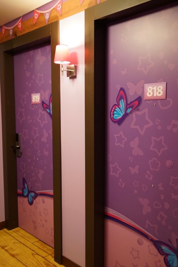 レゴランドホテルのフレンズの部屋のドア