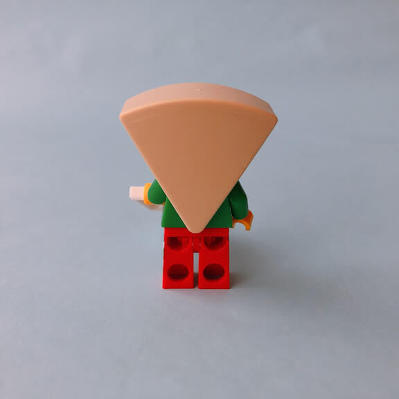 レゴミニフィグシリーズ19　Pizza Costume Guy（ピザの着ぐるみを着た男性） 