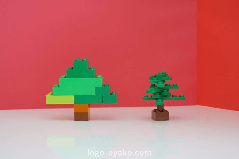 基本のレゴを使ったクリスマスツリーの作り方