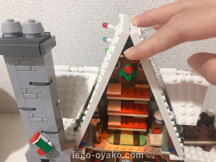 レゴ(LEGO) クリスマス・ウィンター・ビレッジ エルフのクラブハウス　10275のレビュー　仕掛け