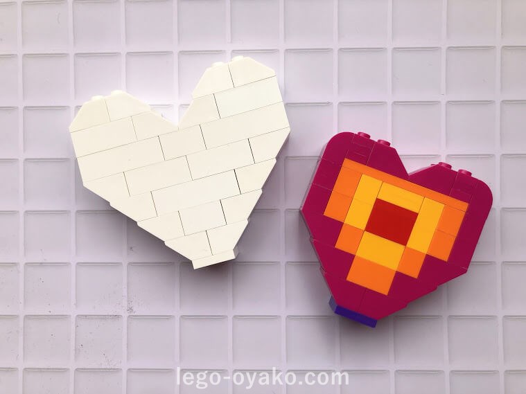 レゴ　ハートの作り方