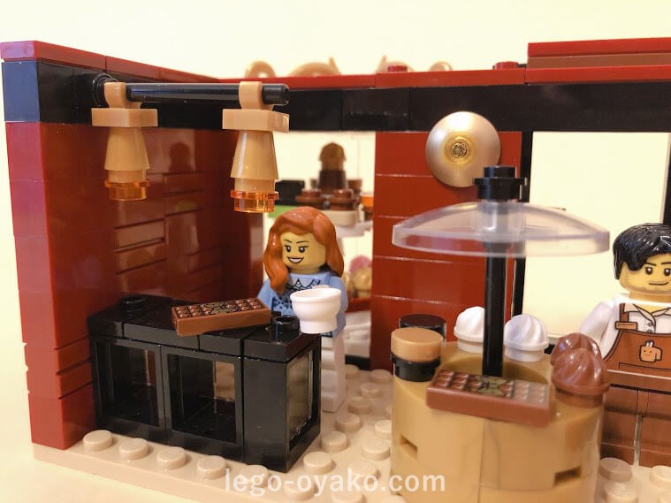 レゴで作ったチョコレート屋さん
