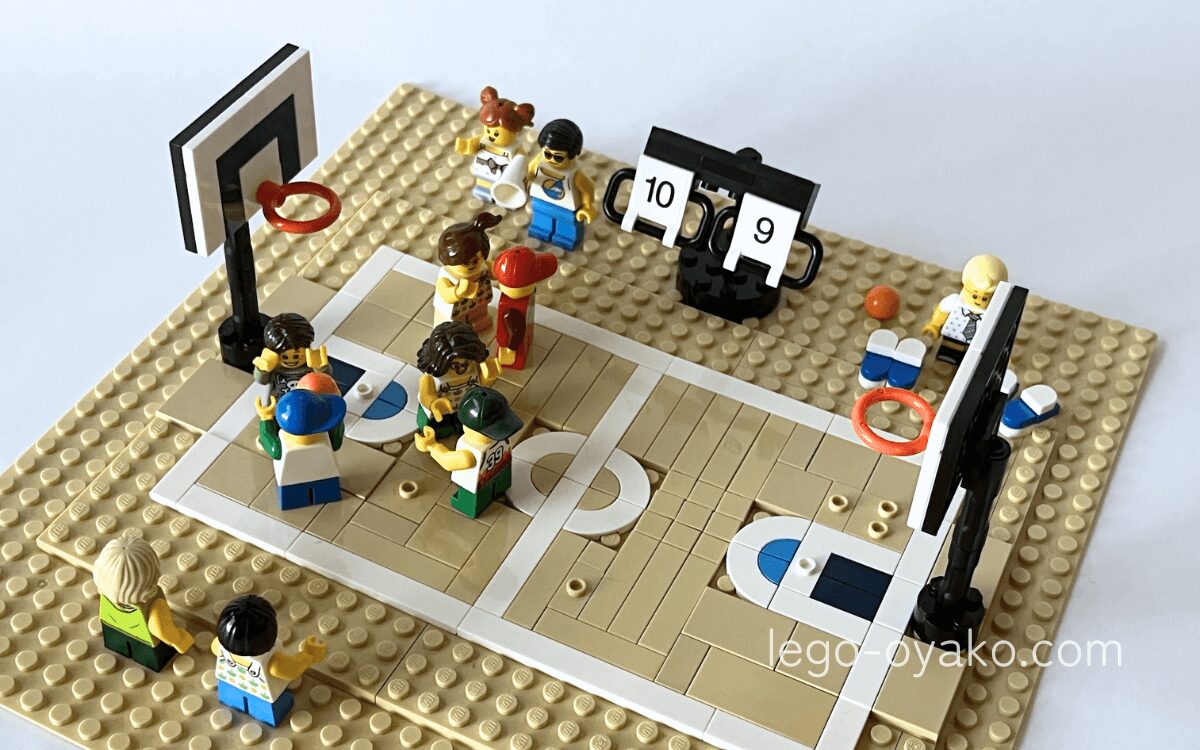 レゴ作品「バスケットボール」
