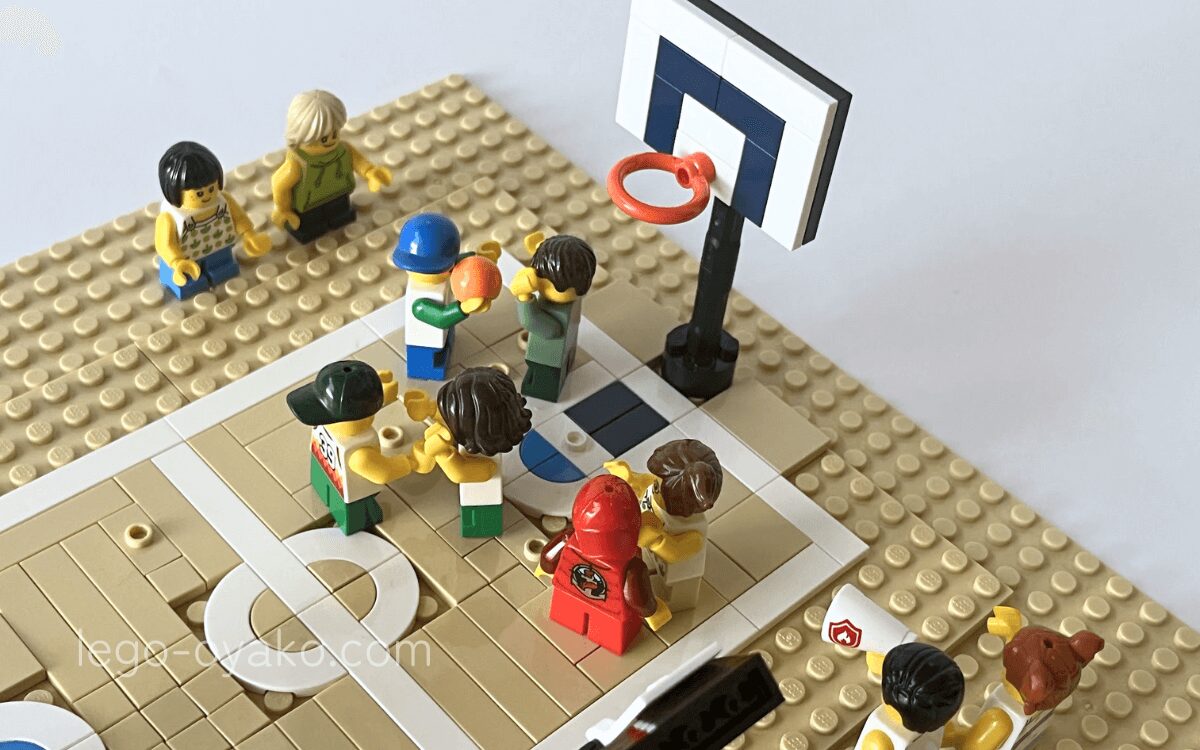 レゴ作品「バスケットボール」