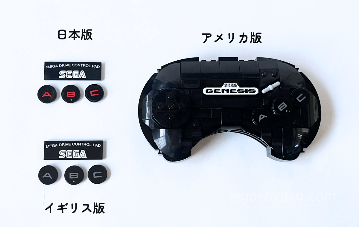 SEGA® Genesis™ あController(40769)の組み立てが完成したところ