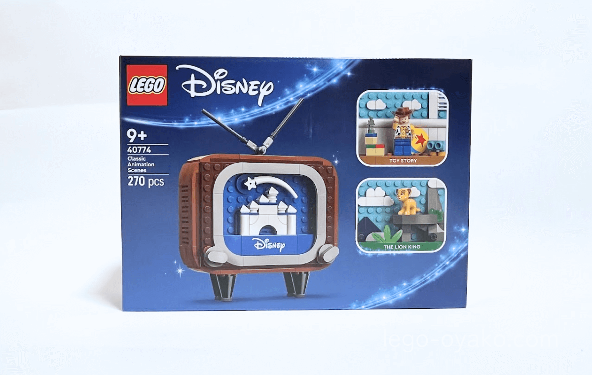 レゴ ディズニー 懐かしのアニメシーン(40774)の外箱