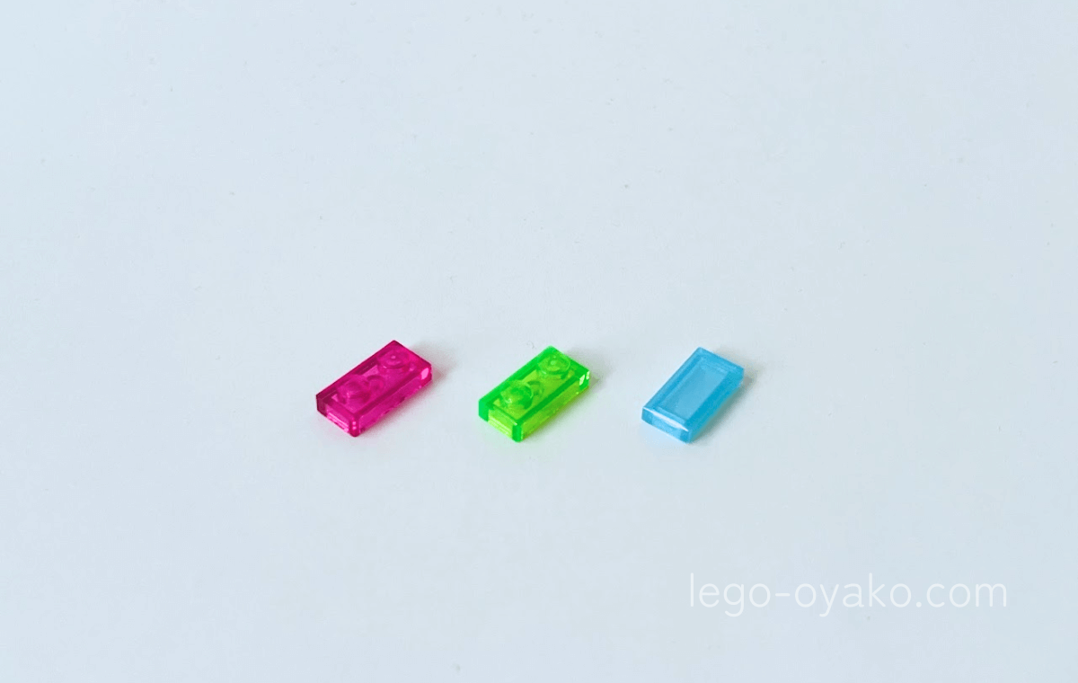 オーロラの森 ジオラマ（40785）に使われているパーツ