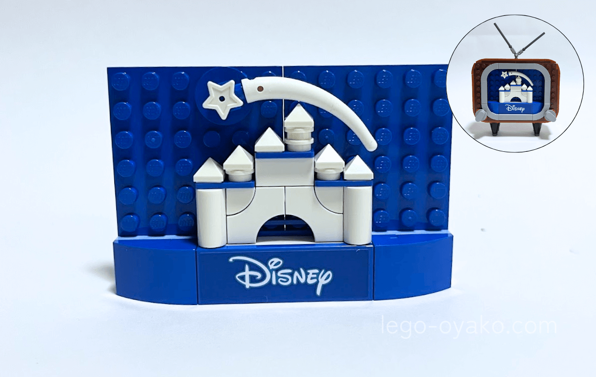 懐かしのアニメシーン(40774)完成図(ディズニーのロゴ)