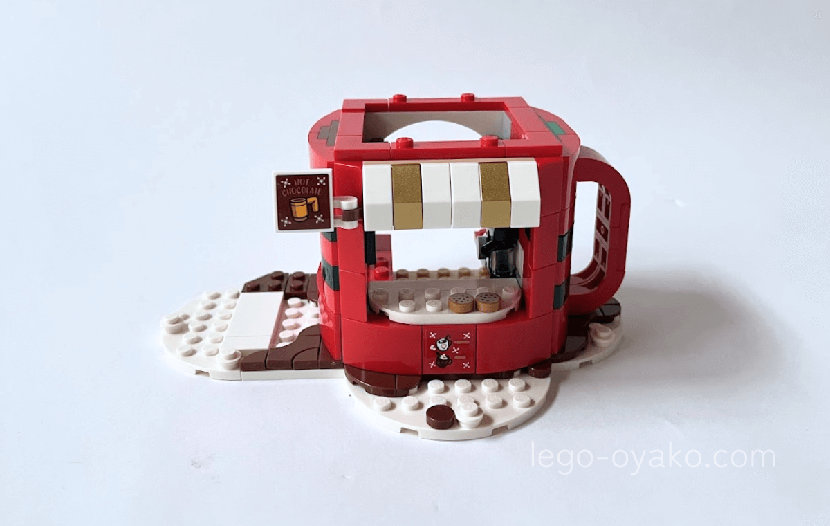 レゴ ホットチョコレートの島（40776）の4袋目を組み立てた写真