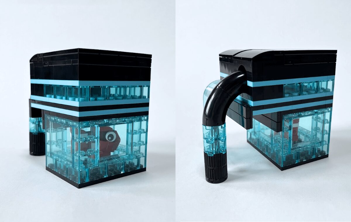 「水槽フィルターとさかなのエサ（5009823）」の完成図