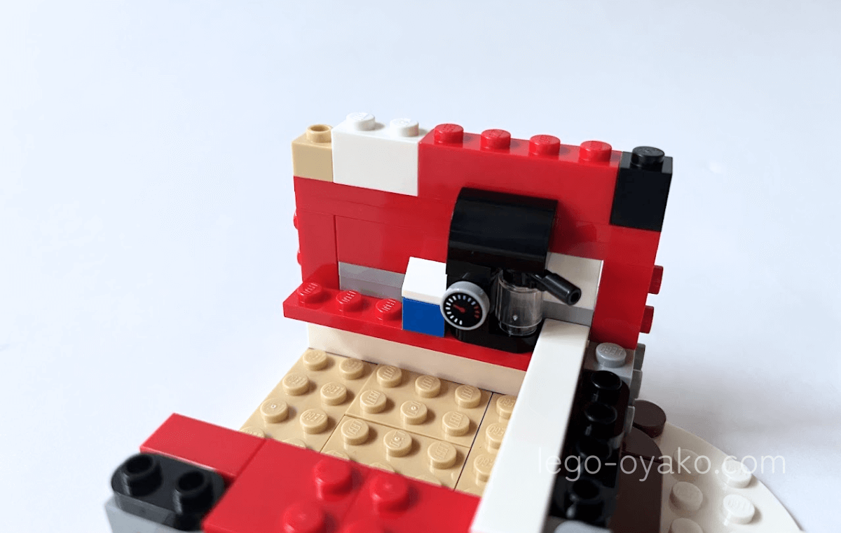 レゴ ホットチョコレートの島（40776）の2袋目を組み立てた写真