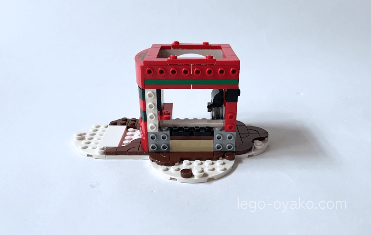 レゴ ホットチョコレートの島（40776）の3袋目を組み立てた写真