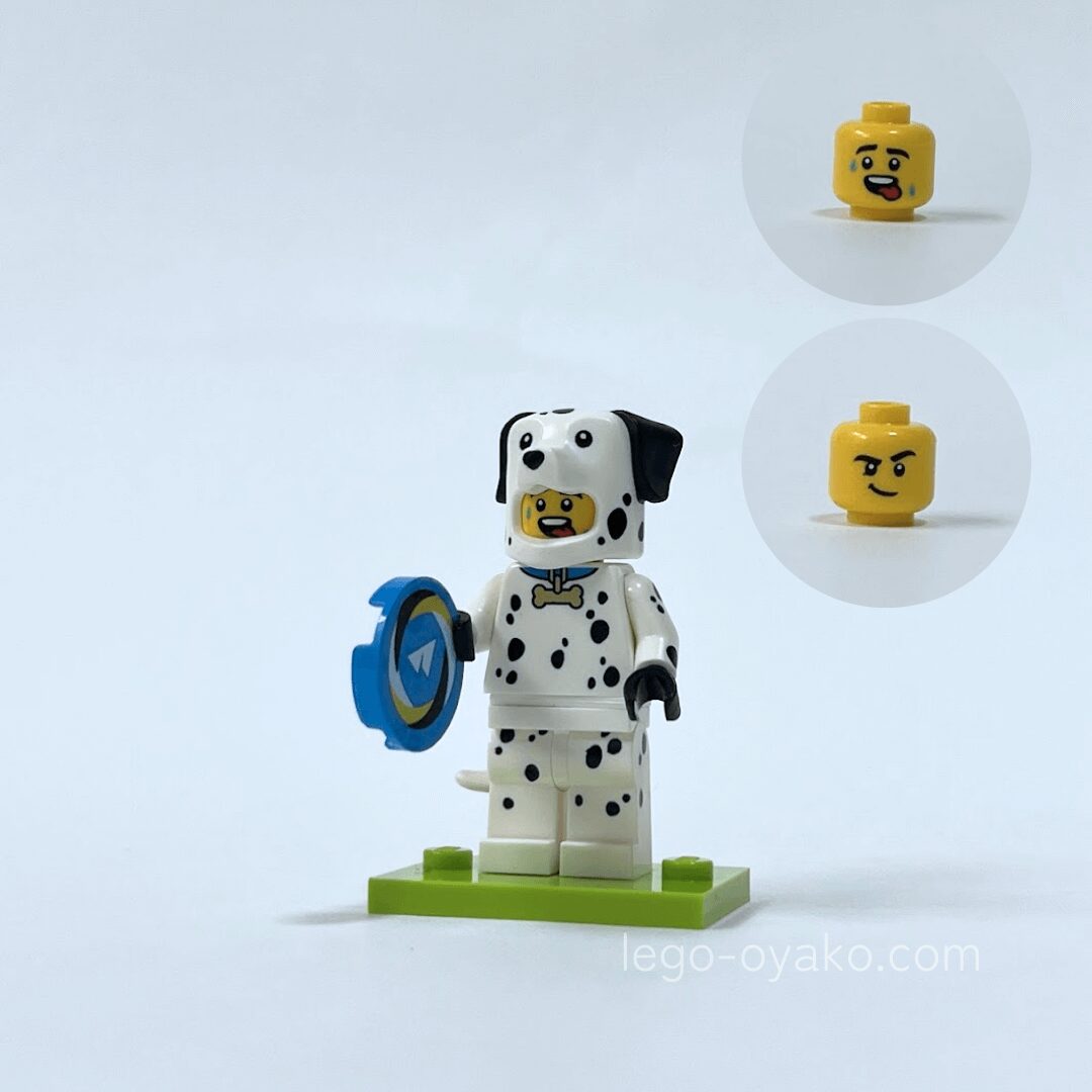 レゴミニフィギュア（ミニフィグ）シリーズ28どうぶつ ダルメシアン正面