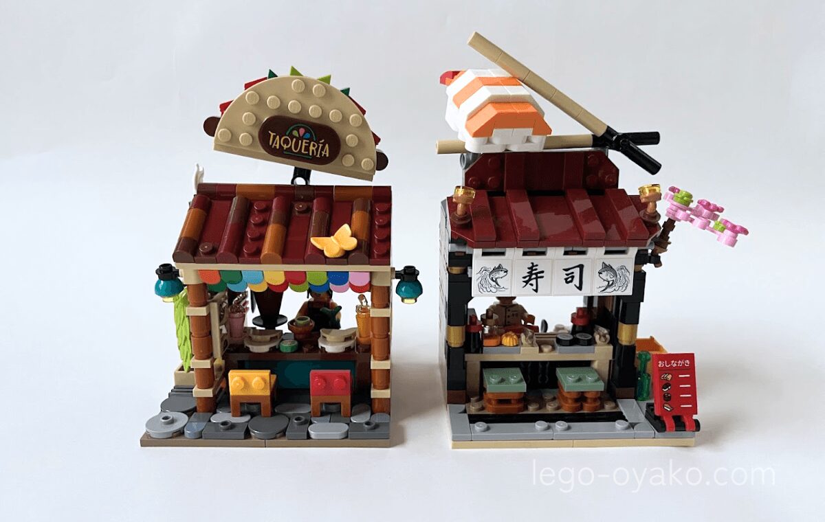 世界のレストラン:メキシコ(40907)を日本と並べてみた